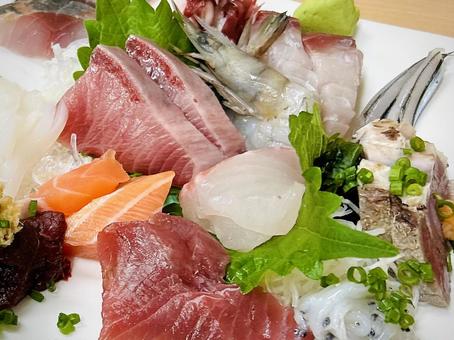 新鮮な刺身盛り 刺身,刺身盛り,きびなごの写真素材