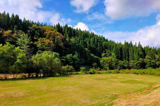 2025年10月の里山14 山間部,川原,河川敷の写真素材