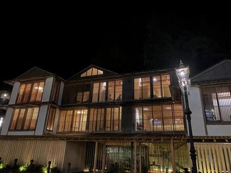 Photo, ginzan onsen, spa town, holy land, 