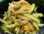 胡瓜とクラゲの酢の物 胡瓜,きゅうり,クラゲの写真素材