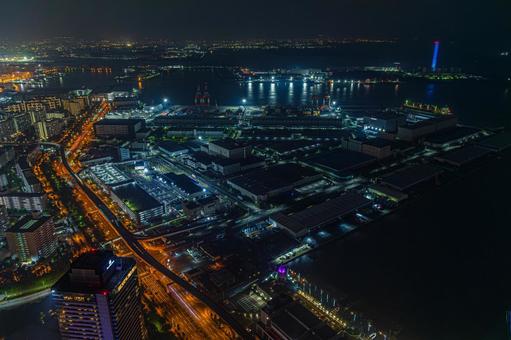 都市夜景 都市夜景の写真