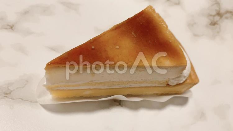 ケーキ　プリンタルトケーキ　洋菓子 ケーキ,プリンタルト,プリンの写真素材