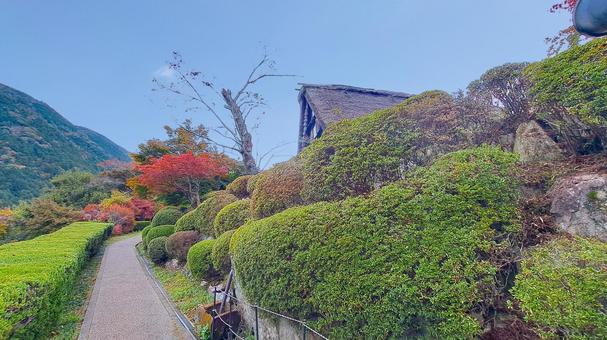 下呂温泉　合掌村 下呂温泉,合掌村,岐阜県の写真素材