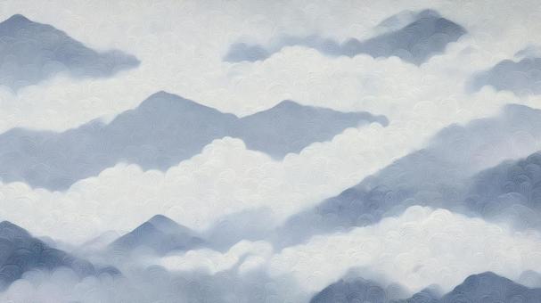 背景データ、水墨画風 背景データ、水墨画風の写真