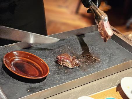 鉄板焼 鉄板焼 肉,ステーキ,シュラスコの写真素材