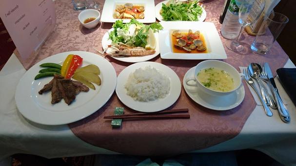 二人きりのディナー 出産,ディナー,ご飯の写真素材