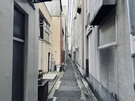 路地裏2 路地裏2 路地,路地裏,街並みの写真素材