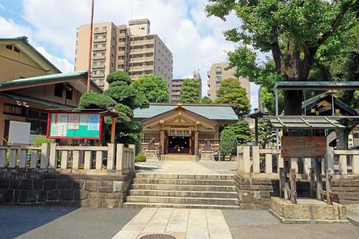 天祖・諏訪神社(品川) 天祖・諏訪神社(品川) 天祖・諏訪神社,神明宮・諏訪社合祀,天照大御神の写真素材