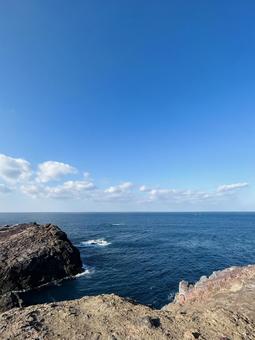 見渡す海の写真