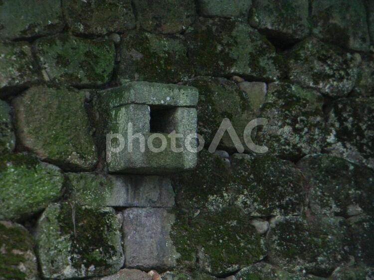 金沢城内堀石樋 金沢城,金沢城公園の写真素材