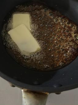 Photo, cook, butter, frypan, 