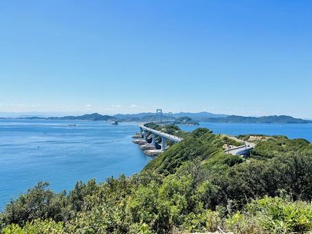 道の駅うずしおから見た絶景 道の駅うずしおから見た絶景 道の駅,うずしお,南あわじ市の写真素材