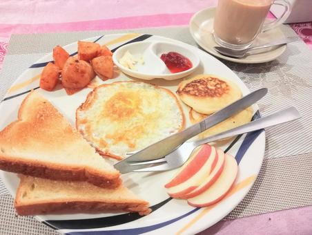 ネパールの朝食　1 ネパール,朝食,ネパール料理の写真素材