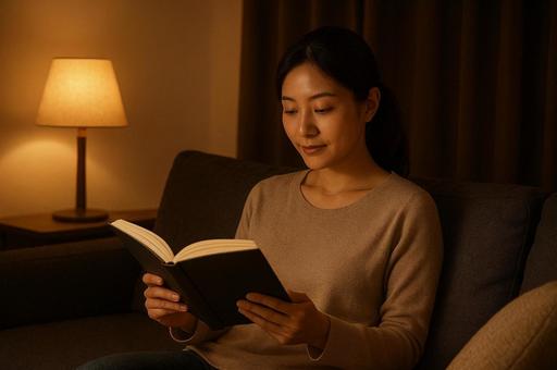 読書の秋 女性 読書の秋 女性の写真