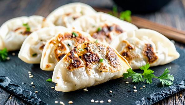 中華料理　餃子の写真