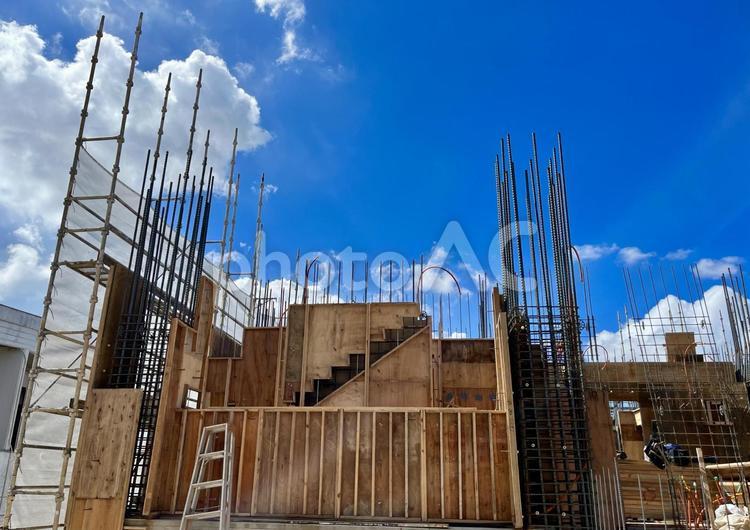 建設現場 建設現場,建築,工事の写真素材