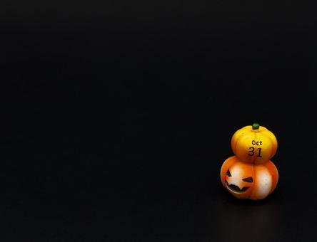 黒背景にジャックオランタン ハロウィン,ジャックオランタン,不気味の写真素材