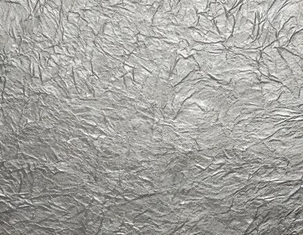 銀の和紙のテクスチャ素材の写真