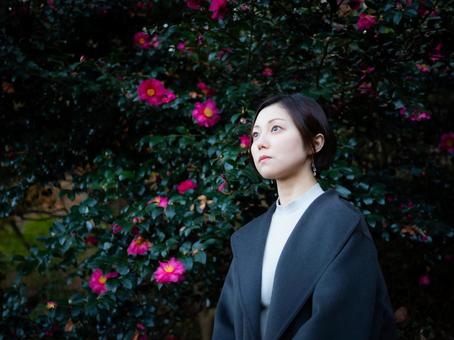 31: Camellia and a woman, JPG 31: Camellia and a woman, JPG