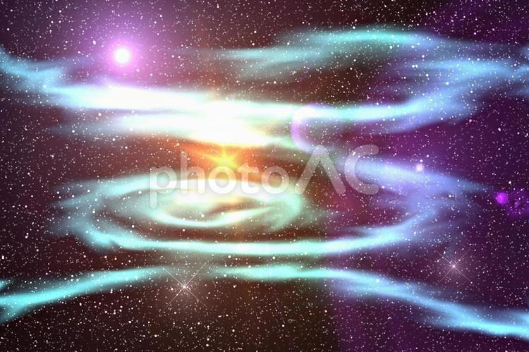 幻想的背景素材　謎の宇宙現象 背景素材,背景,素材の写真素材