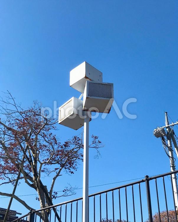 スピーカー スピーカー,メガホン,危険の写真素材
