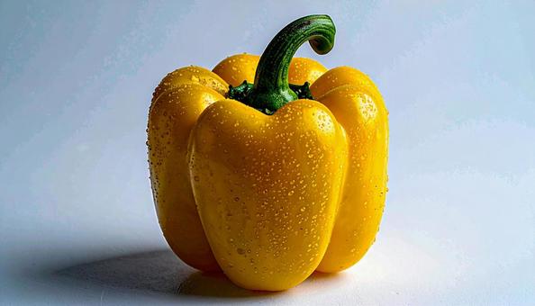 黄色いパプリカ 黄色いパプリカの写真