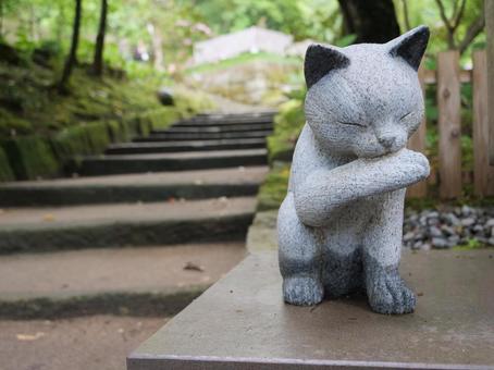 仙巌園 猫神社 仙巌園 猫神社 猫神社,鹿児島県,鹿児島市の写真素材