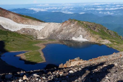 乗鞍岳の風景 乗鞍岳の風景 7月,夏,山の写真素材