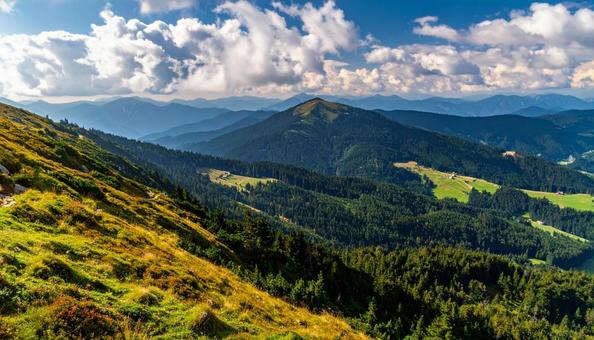 山の美しい風景の写真