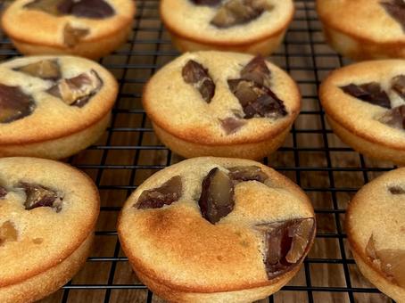 マロンフィナンシェ フィナンシェ,焼き菓子,洋菓子の写真素材