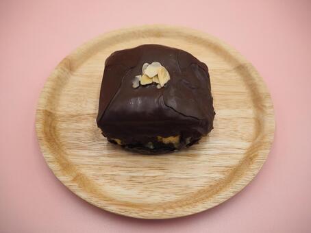 チョコデニッシュ・お家ごはん チョコデニッシュ,パン,ブレッドの写真素材