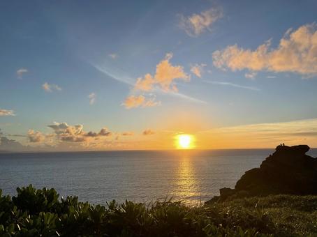 夕日 夕日 夕日,海,サンセットの写真素材