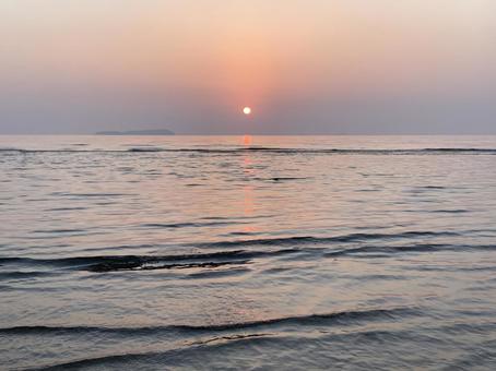 夕焼け 海 夕焼け 海 夕焼け,海,サンセットの写真素材