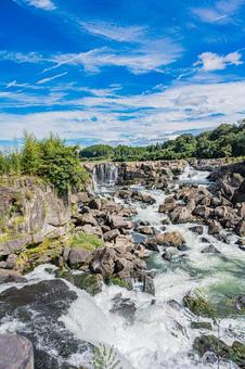 鹿児島　曽木の滝の風景 曽木の滝,鹿児島,自然の写真素材