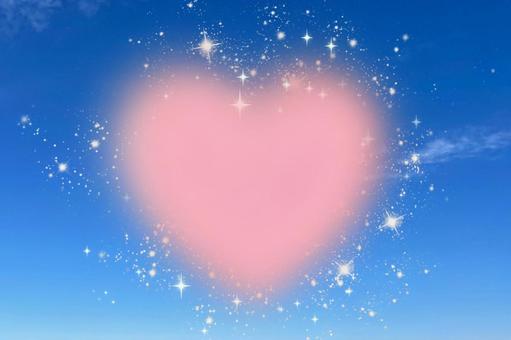 キラキラハートの写真