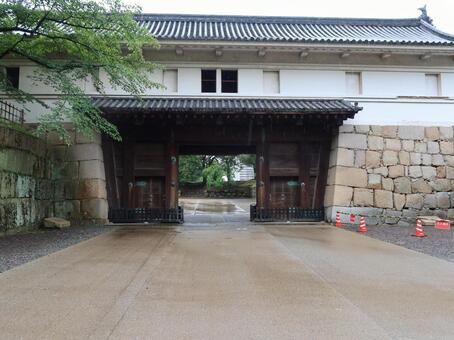 丸亀城 大手二の門 丸亀城,大手二の門,城門の写真素材