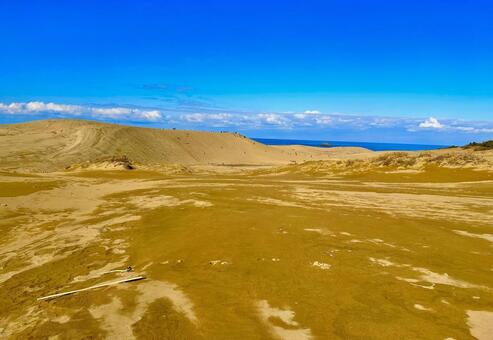 鳥取砂丘 鳥取,鳥取砂丘,鳥取県の写真素材