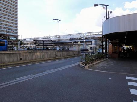 福山駅前　風景 福山駅,広島県,福山市の写真素材