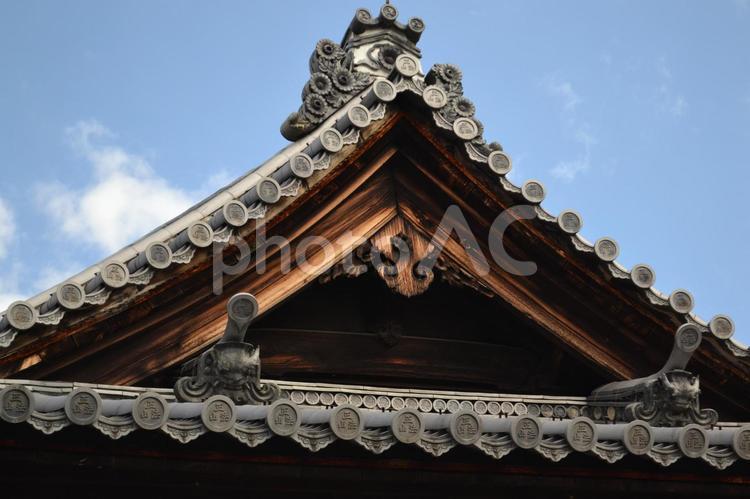 寺院　破風 寺院,破風,日本建築の写真素材
