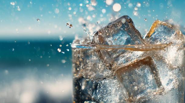 夏の日にぴったり!氷と飲料水 夏の日にぴったり!氷と飲料水の写真