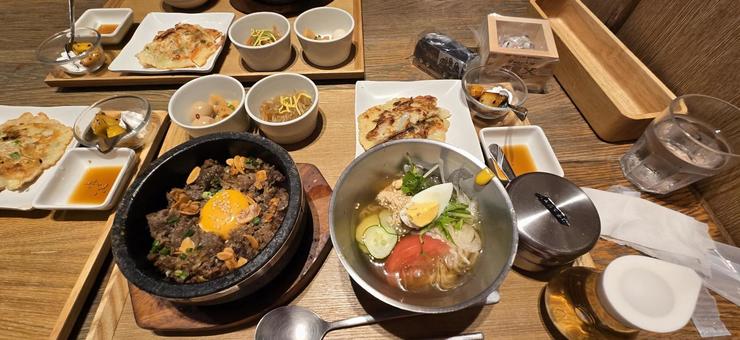 ビビンバ 食事,ビビンバ,韓国料理の写真素材