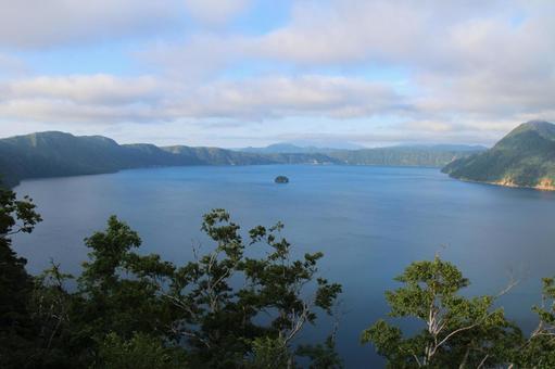 摩周湖2 摩周湖,摩周ブルー,湖の写真素材