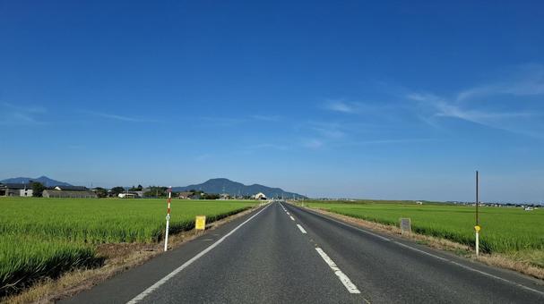 Photo, straight line, the way, automatic lane, 