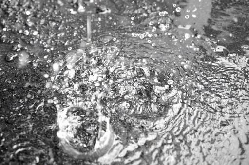 Photo, rain, puddle, ripple, 