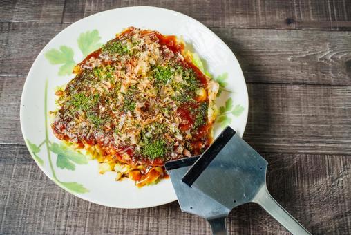 家庭的なお好み焼き 家庭的なお好み焼き お好み焼き,おこのみ,お好みの写真素材