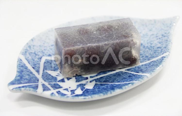 大納言琥珀菓子　花こはく 花こはく,大納言琥珀菓子,和菓子の写真素材