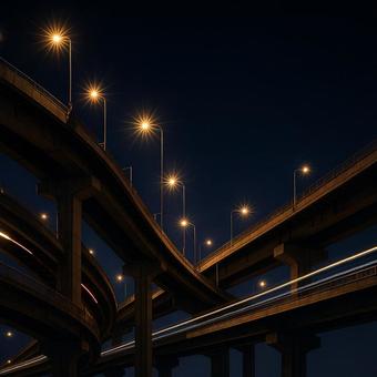 夜のジャンクション 夜のジャンクションの写真
