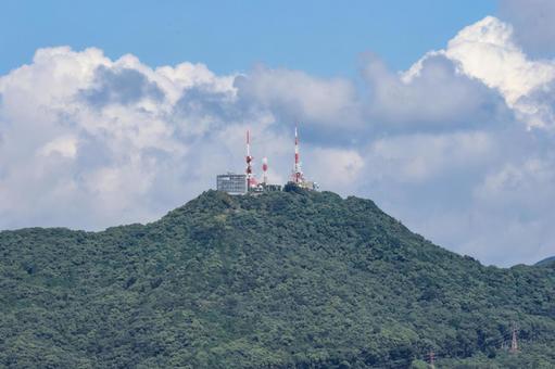 鍋冠山展望台から稲佐山 鍋冠山展望台から稲佐山 鍋冠山展望台,鍋冠山,展望台の写真素材