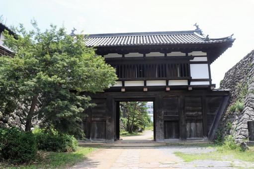 The Otemon Gate of Komoro Castle was built in the early Edo period., little zhucheng, loose, city, JPG