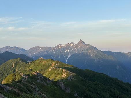 燕山荘からの景色 燕山荘からの景色の写真